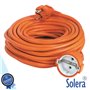 Cabo Extensão Tomada Elétrica C/ 1 Saída 10M 3X1.5Mm Laranja