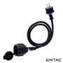 Cabo Extensão Tomada Elétrica C/ 1 Saída 10M Preto Entac