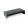 Suporte de monitor preto metalizado Tooq com usb