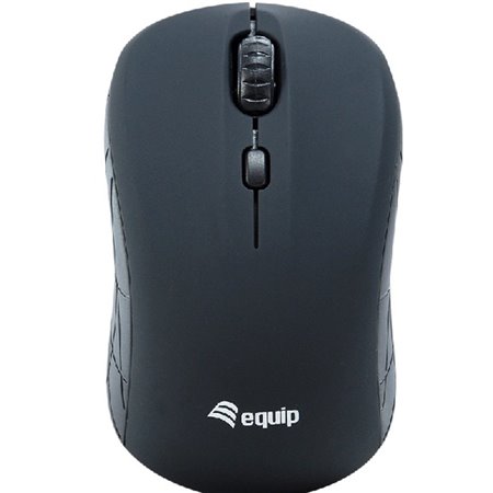 Mouse mouse mini equip life óptico 4 botões scroll preto sem fio sem fio 1600dpi