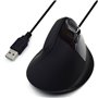 Ewent ew3157 mouse vertical ergonômico usb - 1800 dpi - preto