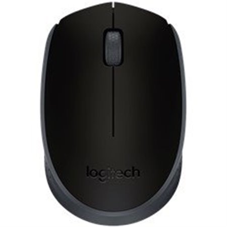 Mouse logitech m171 óptico sem fio sem fio preto