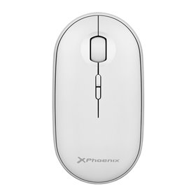 Phoenix rebble mouse sem fio bluetooth ou 2.4 ghz com receptor usb clique silencioso para notebook notebook pc chomebook mac cor