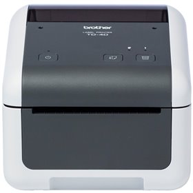 Impressora de etiquetas e bilhetes brother td4520dn térmica direta - 64mb flash ram - 256mb ram - usb 2.0 - ram