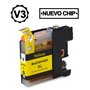 Brother LC123XL/LC121XL Tinteiro Amarelo - Compatível