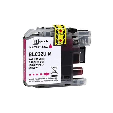 Brother LC22U Tinteiro Magenta - Compatível