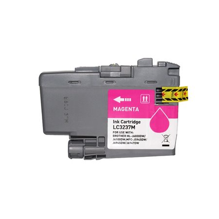 Brother LC3237 Tinteiro Magenta Pigmentado - Compatível