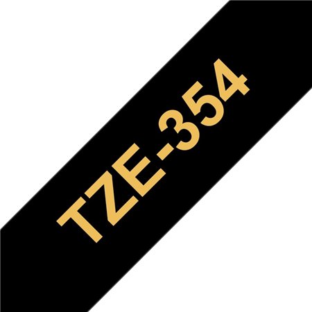 Brother TZe354 Cinta Laminada de Etiquetas - Compatível