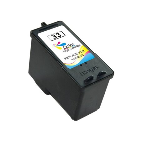 Lexmark 33 Tinteiro Cores - Compatível