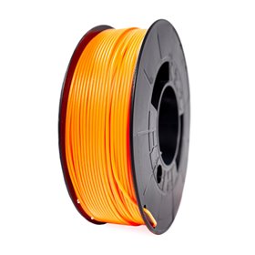 Filamento 3D PLA, Diâmetro 1.75mm, Bobina 1kg, Laranja Fluorescente - Compatível