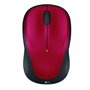 Logitech Wireless Rato M235/ Até 1000 DPI/ Vermelho