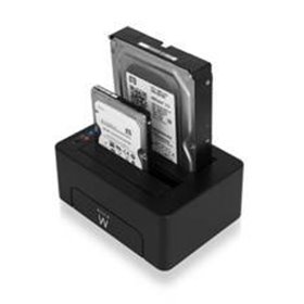 estação de acoplamento ewent para disco rígido sata de 2,5 polegadas e 3,5 polegadas e unidade de estado sólido - usb 3.0